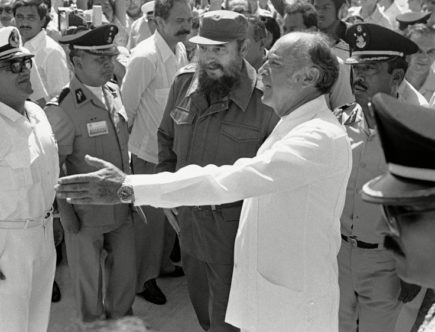 López Portillo y Fidel Castro